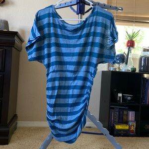 Striped Blouse- Turquoise